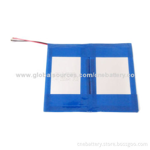 3.7V 3,000mAh Lithium Battery for GPRS Device, Tablet PC and MID, Medical Products, Office Equipment